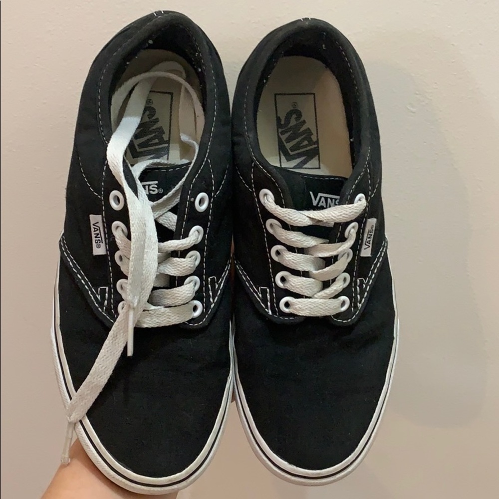 Black Vans Thick Tongue Classic